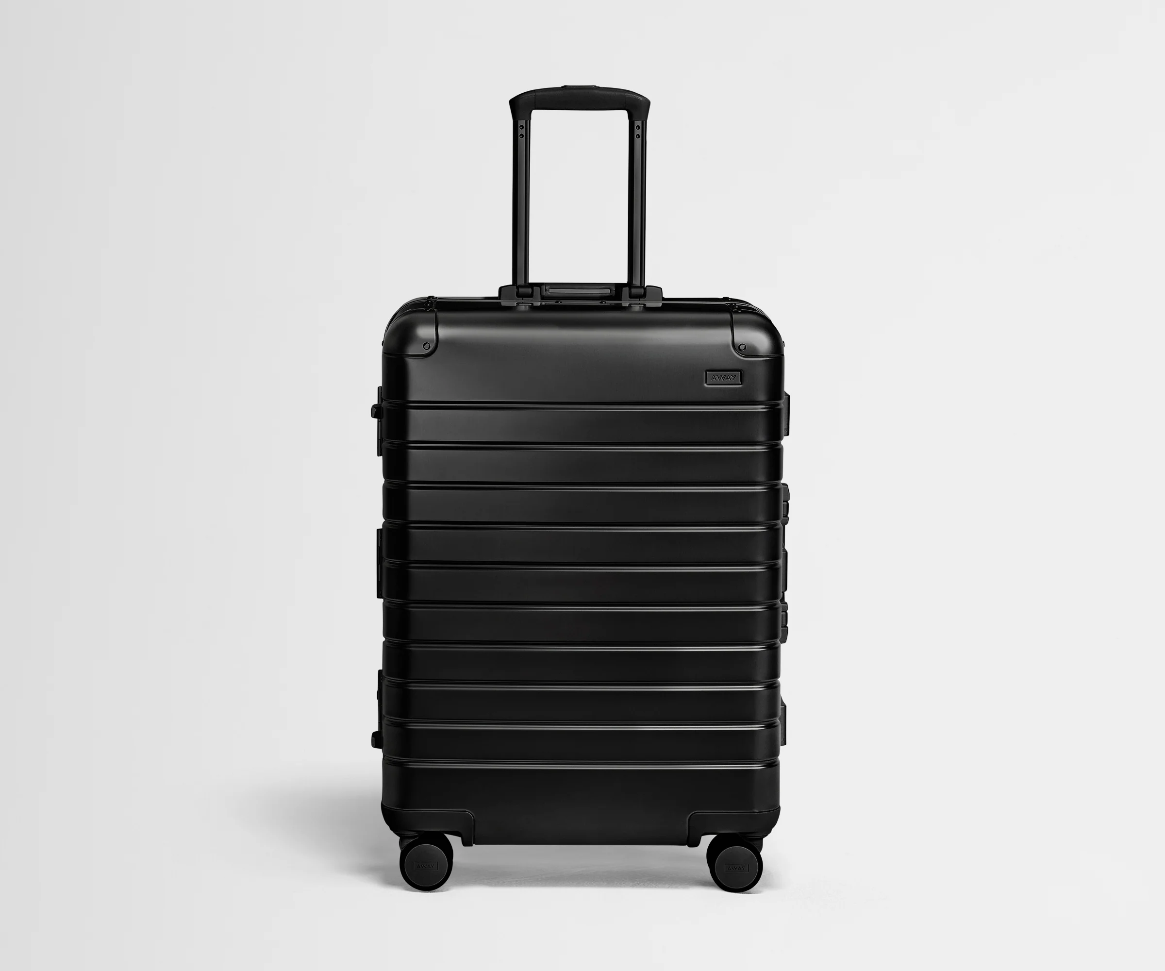 Front view of The Medium: Aluminum Edition in Onyx Black