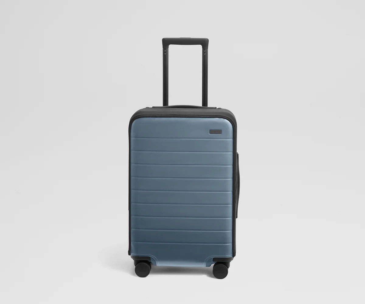 Clear Luggage Cover in The Carry-On